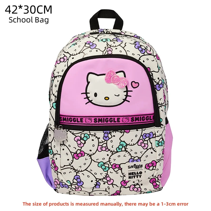 Genuine Australia Smiggle Backpack Hello Kitty School Bag Lunch Bag Water Bottle Student Gift Need To Purchase Individually