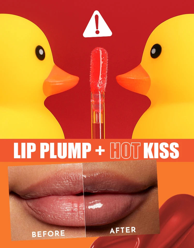 MLSMILE 6pcs/SET Lip Plump Lip Gloss Pearl Mirror Long-lasting Moisturizing Lip Balm Liquid Mouth Red Lip Glaze Lip Gloss