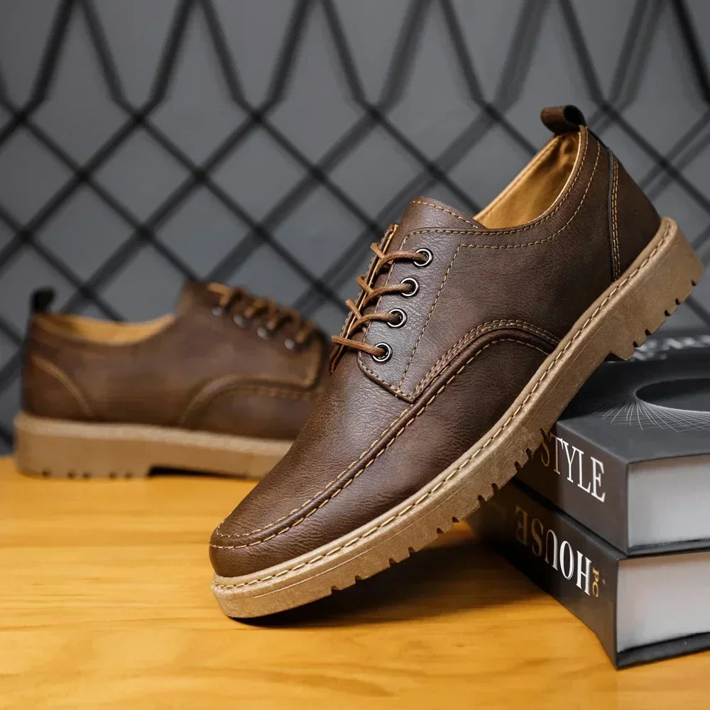 British Style Men Shoes Quality Comfortable Social Dress Shoe Chaussure Hommes