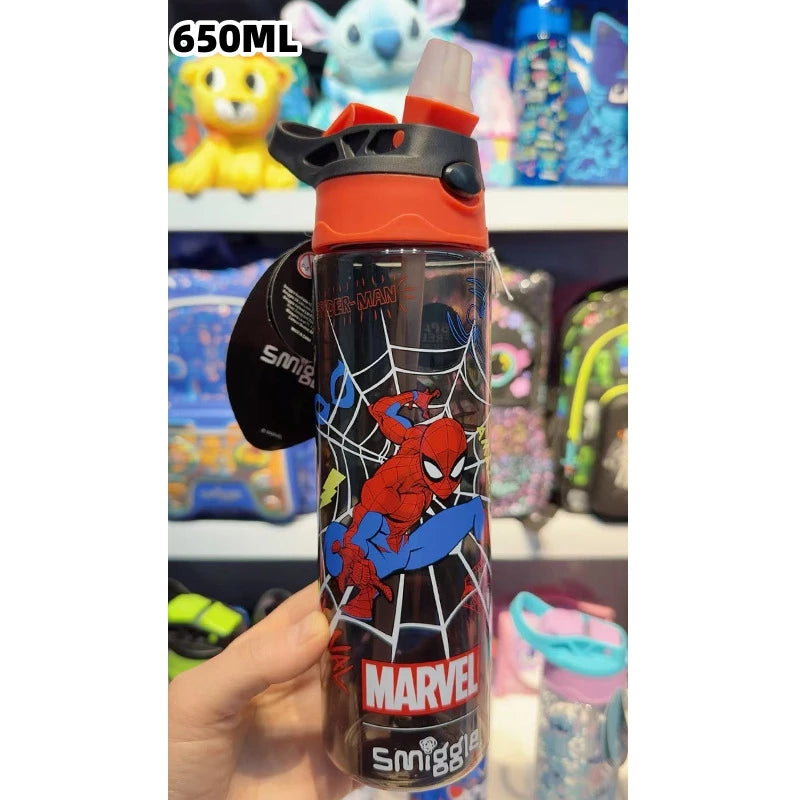 Smiggle Marvel Spider-man Children Stationery Student School Bag Lunch Bag Lunch Box Wallet Pencil Box Water Cup Student Gift