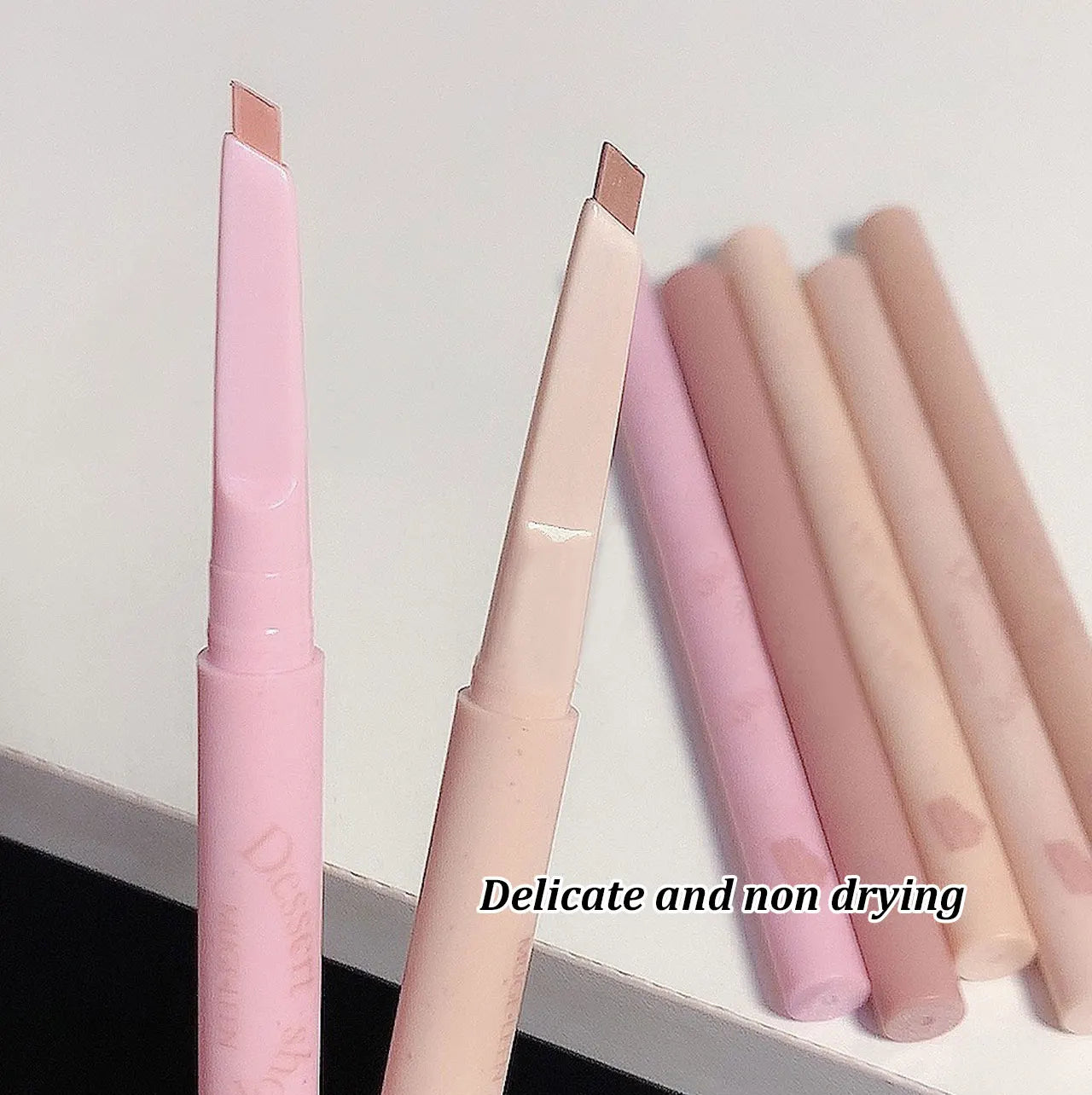 Dessert Lip Liner Automatic rotating waterproof lasting no color outline lip lipstick pen