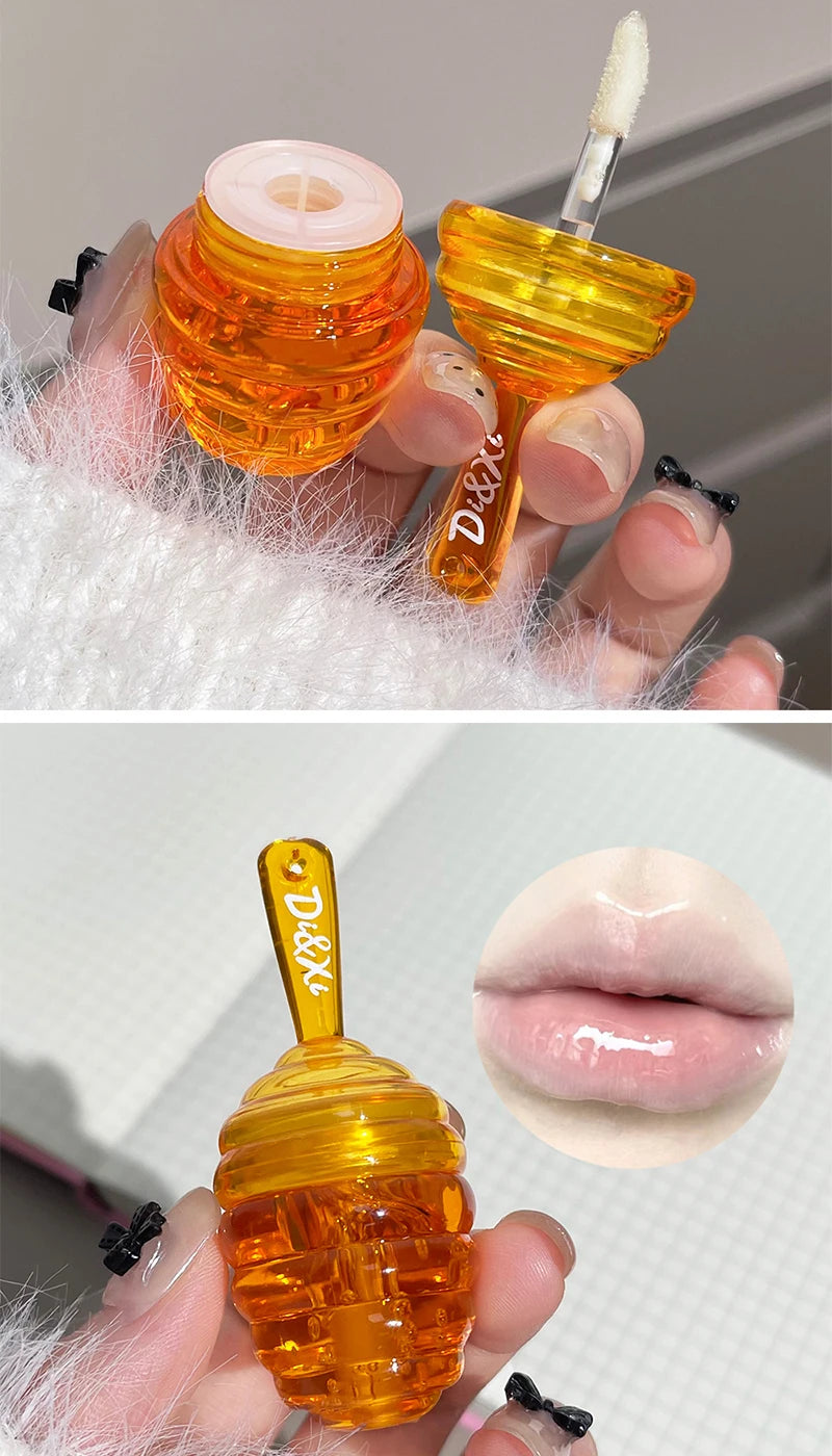 Honeypot lip oil set box Moisturizing hydrating layer mist lipstick all match lip moisturizing lip toot lip gloss parity