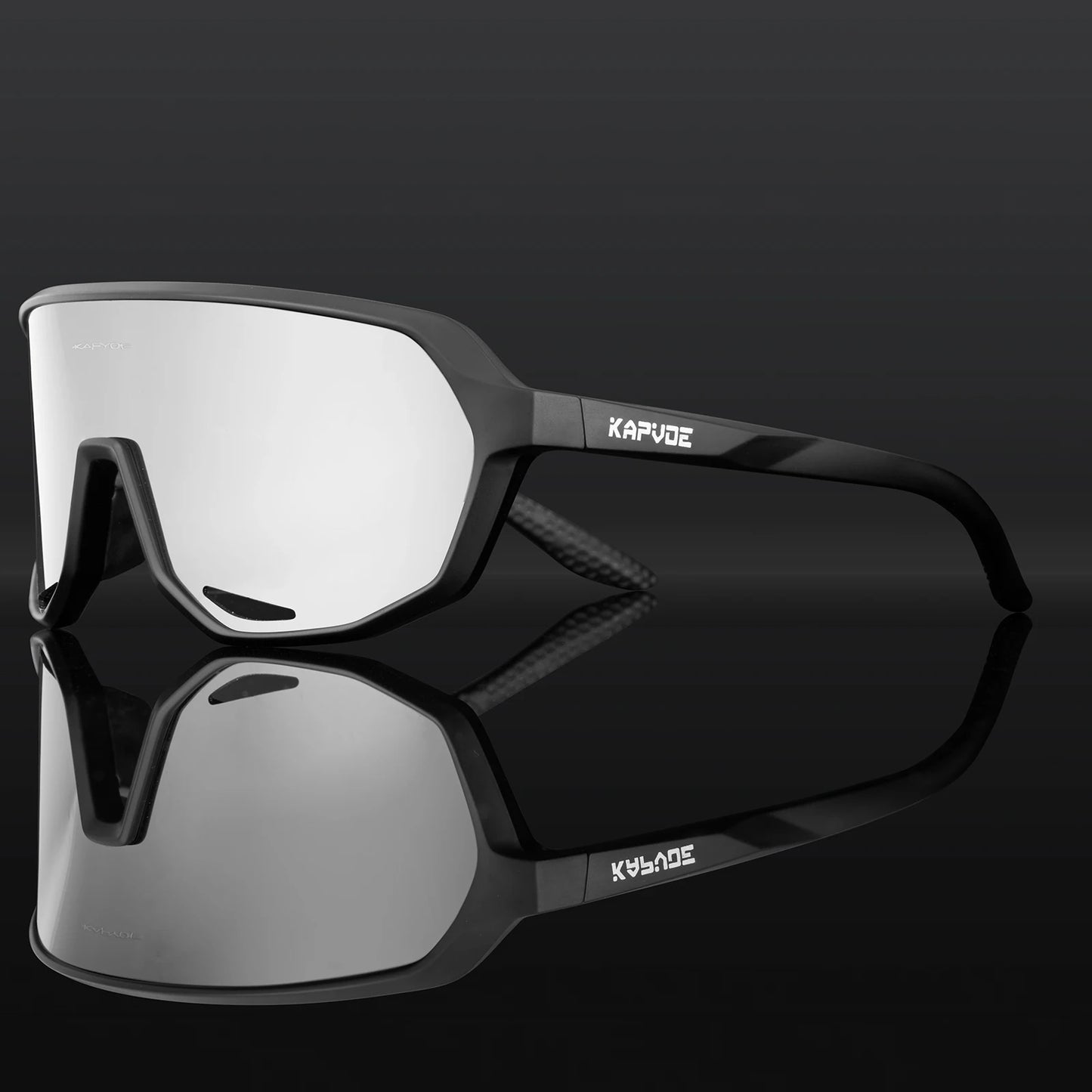 Kapvoe-Photochromic Cycling Sunglasses for Man Driving Bicycle Cycling Glasses Women Road Mountain Bike Outdoor Sport Goggles