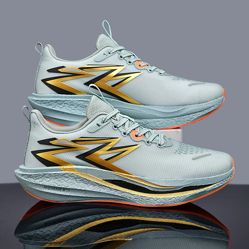 Carbon Plate Marathon Men Sports Running Shoes Air Cushion Lightweight Women Athletic Gym Sneakers Hiking Jogging Footwear
