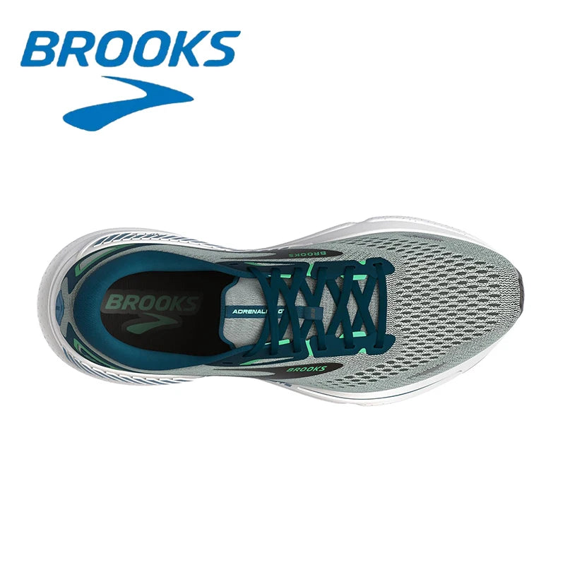 Brooks GTS 23 Moroccan Blue Fashion Men's Running Shoes Breathable Lightweight Daily Casual Sports Shoes Men Sneakers