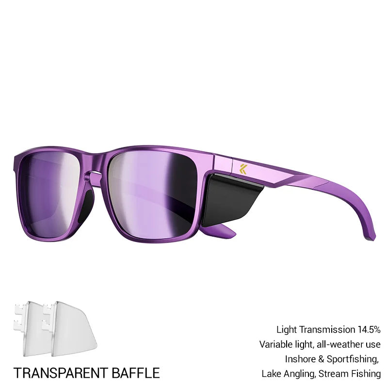 Kapvoe Polarized Outdoor Fishing Sunglasses Men Women MTB Road Bicycle Cycling Glasses Sports Camping Bike UV400 Fishing Goggles