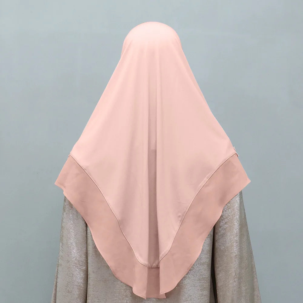 Elegant Instant Hijab Headwrap for Muslim Women Hijab Shawl Islamic Scarves Easy to Wear Ramadan Eid Arab Hijab Turban Cap