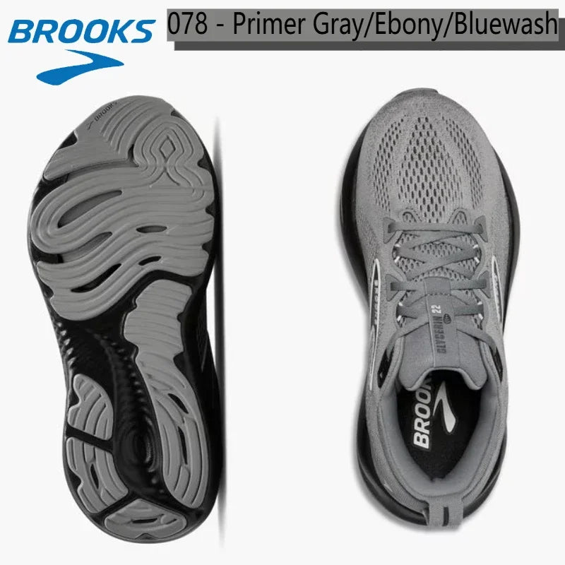 Brooks Glycerin 22 Running Shoes Men Women DNA Tuned Dual Density Cushioning Road Training Sneakers