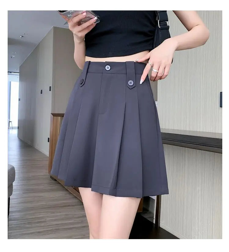 Women's A-line pleated skirt, women's golf suit, Spring 2025 new golf skirt, fashionable sporty mini skirt, women's golf suit