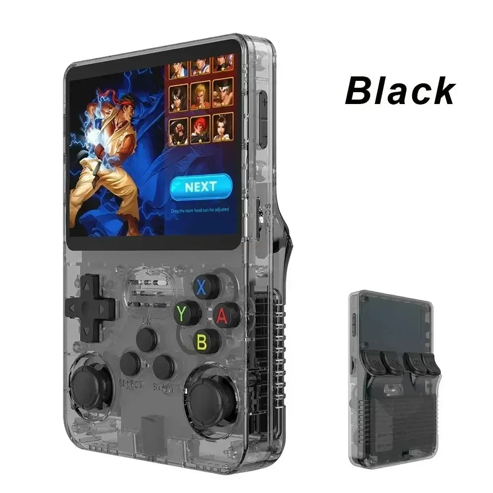 R36HD new handheld game console open source Linux 3.5-inch IPS screen handheld 128GB video player Xmas Gift