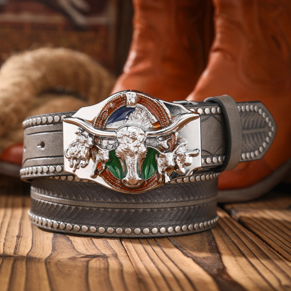 Vintage meets fashion! Alloy buckle PU belt, suitable for both men and women, to create a personalized Western style