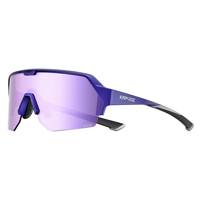 KAPVOE Outdoor Cycling Sunglasses Men MTB Glasses Bike Cycling UV400 Eyewear Women Bicycle New Mountain Sports Hiking Eyewear