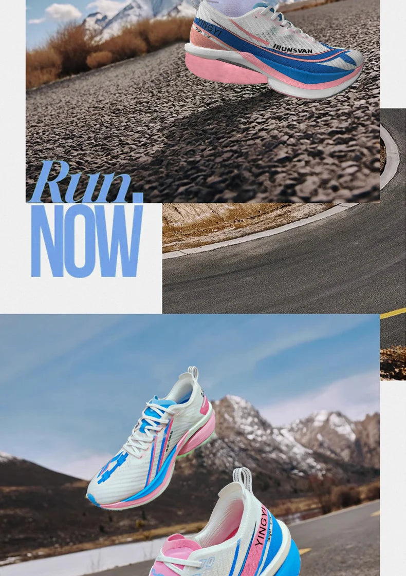 IRUNSVAN Shadow Wing 2.0 Carbon 2024 Sport Shoes Original Trendy Casual Sneakers Outdoor Marathon Running Shoes Men Unisex