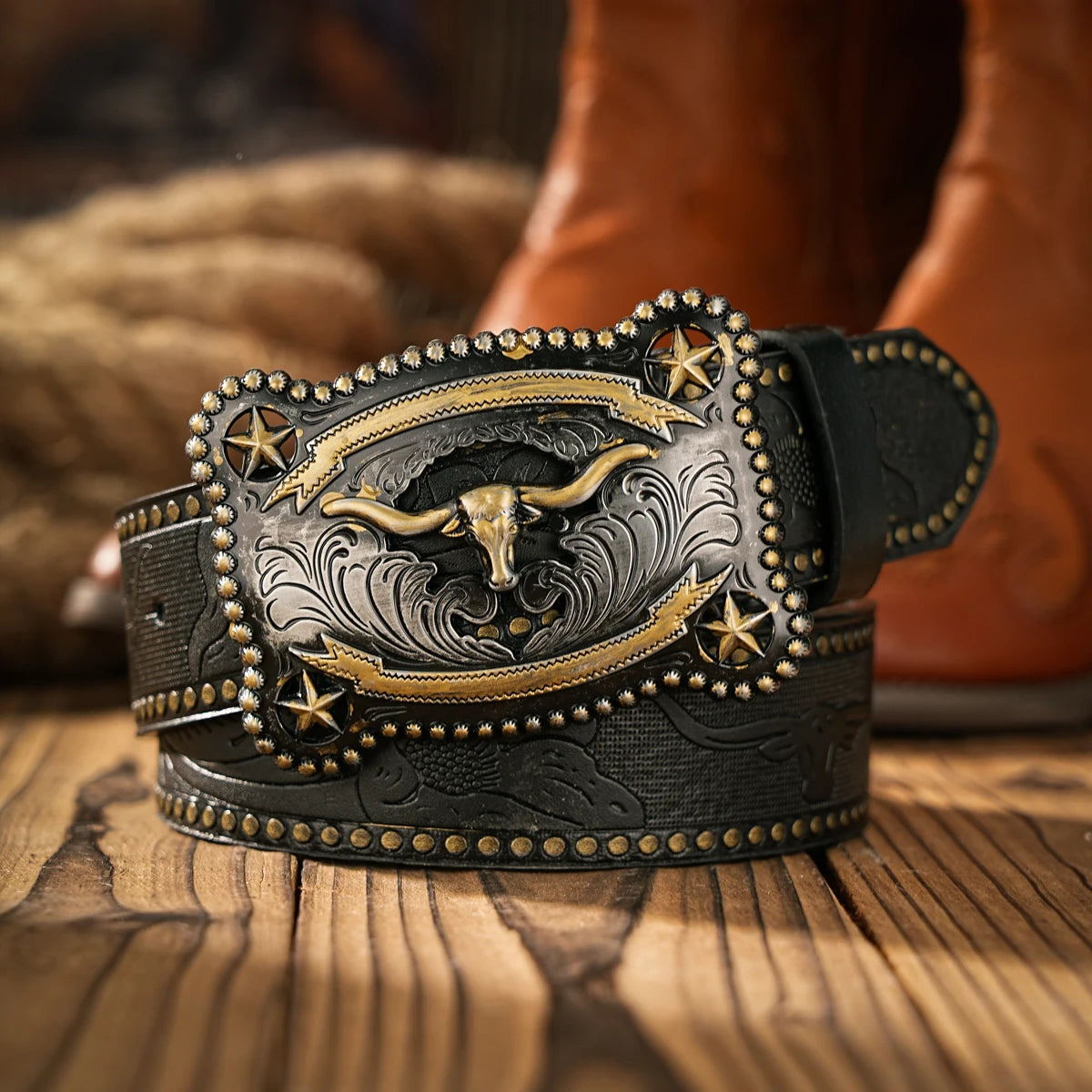 Vintage meets fashion! Alloy buckle PU belt, suitable for both men and women, to create a personalized Western style
