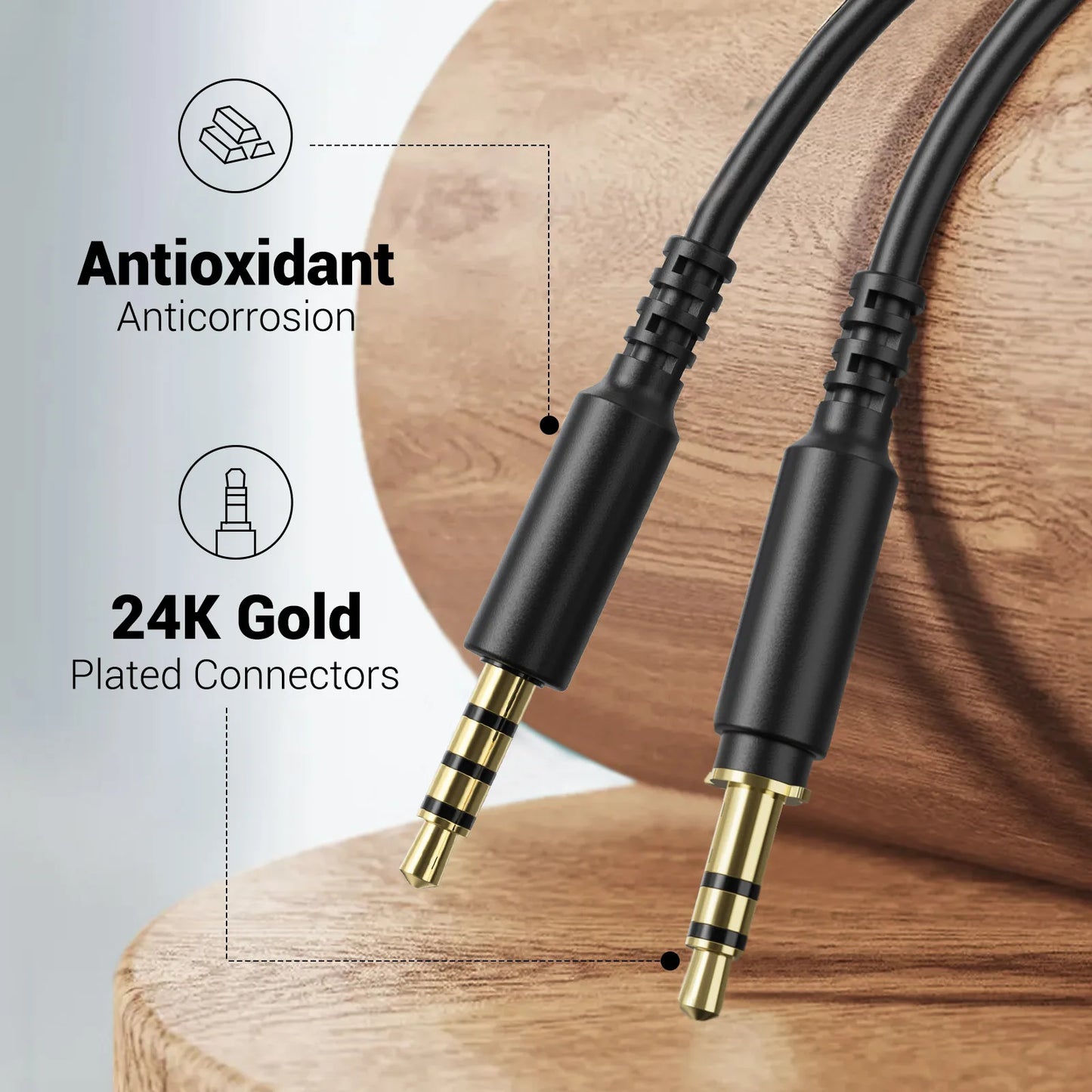 3.5mm to 3.5mm Audio Cable 4 pin For OneOdio Studio Headphones Pro 10 30 50 A70 A71 Pro C M With Microphone On Off Button 1.2m