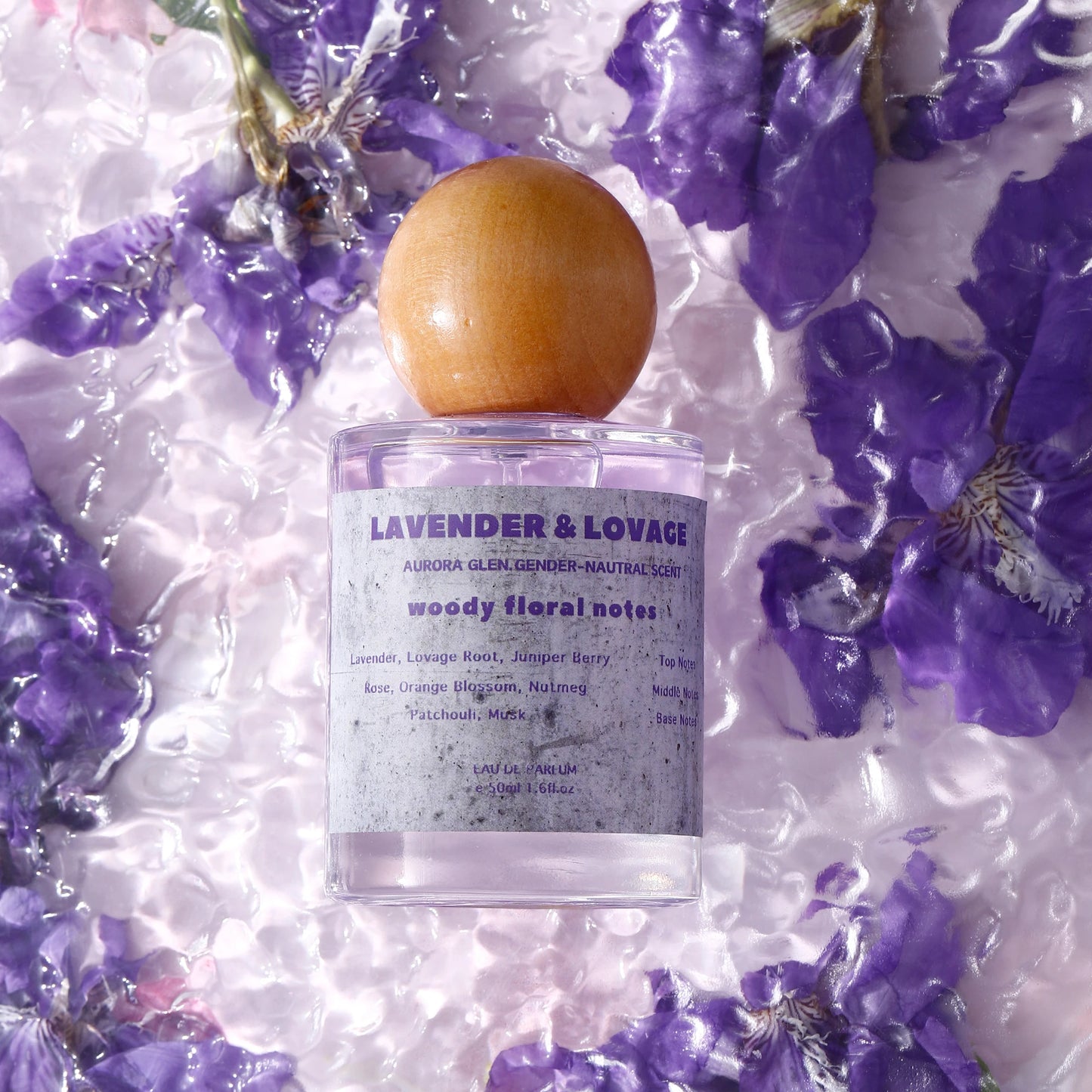 Perfume Dark Apothecary Scent Herbal Perfume for Men/Women - Lavender Juniper Rose Orange Blossom Patchouli Musk