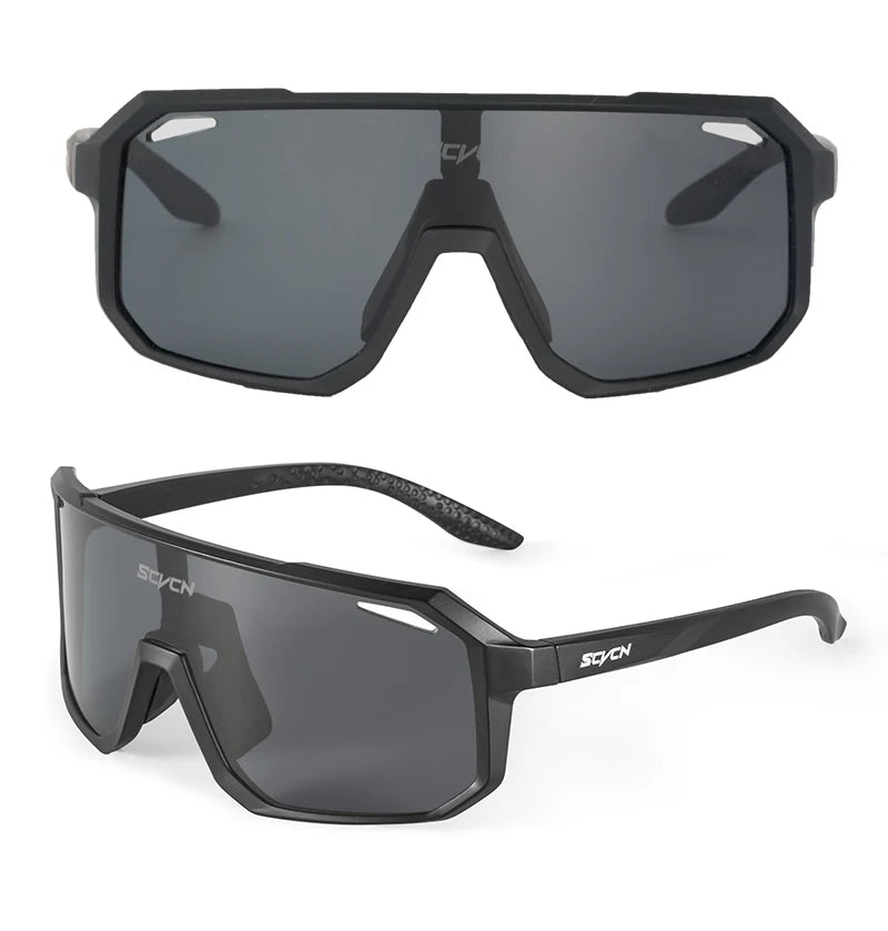 SCVCN Outdoor MTB Driving Glasses Cycling Sunglasses UV400 Women Sports Running Eyewear Men Road Bicycle Glasses Bike Goggles