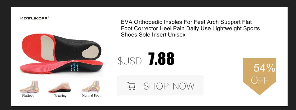 Leather Orthotic Insole For Flat Feet Arch Support Orthopedic Shoes Sole Insoles For Feet Men Women Children O/X Leg Corrected
