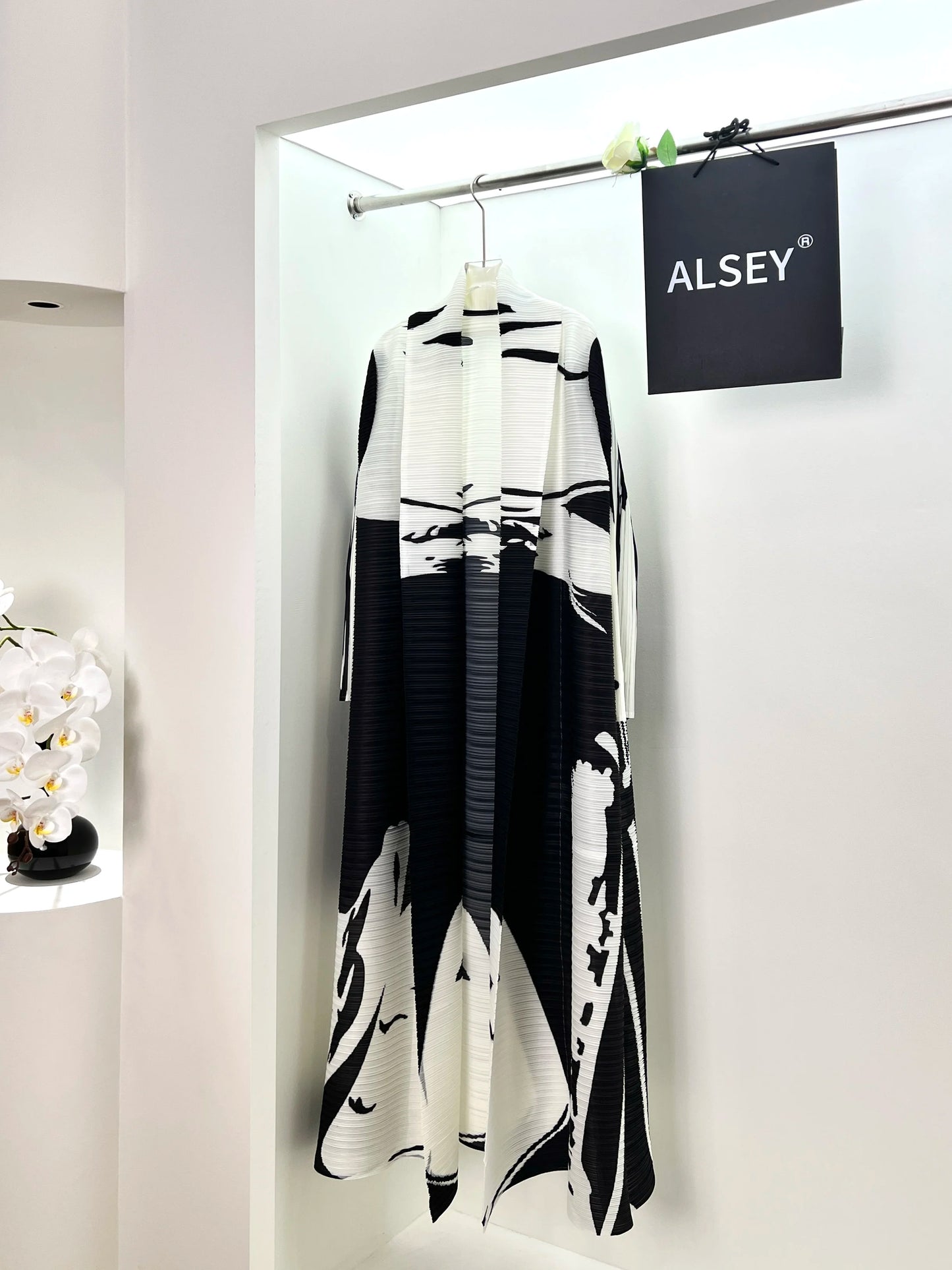 KAF Women Abaya 2025 Spring and Autumn New Fashion Retro Printing Loose Large Size Cardigan Design Luxury Female Abaya