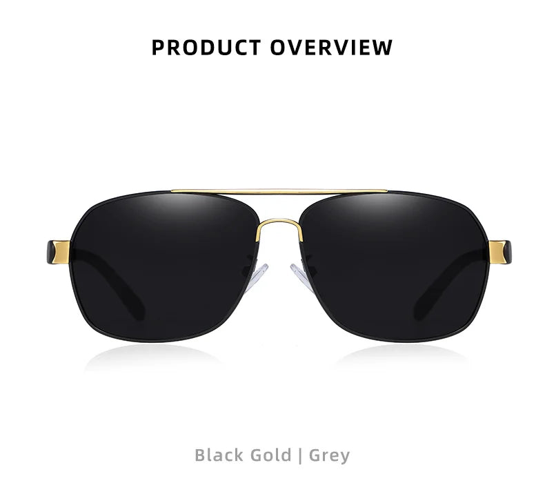 BARCUR Polarized Men Sun Glasses For Driving Durable Sunglasses Eyewear UV400 Gafas Oculos De Sol