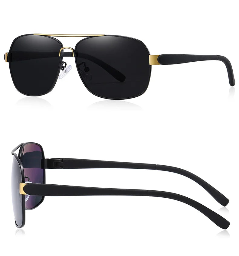 BARCUR Polarized Men Sun Glasses For Driving Durable Sunglasses Eyewear UV400 Gafas Oculos De Sol