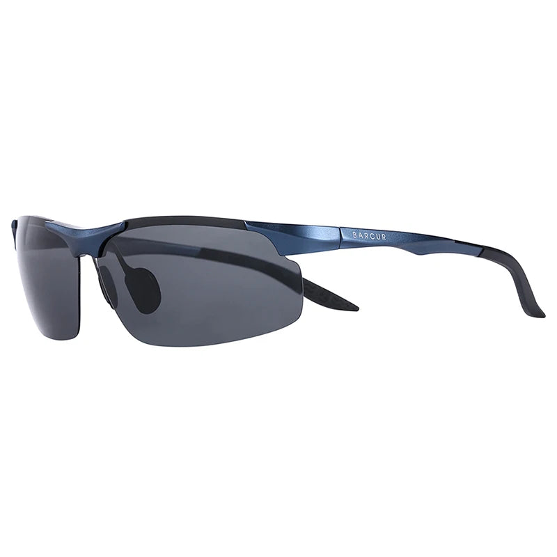 BARCUR Aluminium Magnesium Sunglasses for Men Polarized UVA&B Protection Photochromic Ultralight Sun Glasses Sports Eyewear