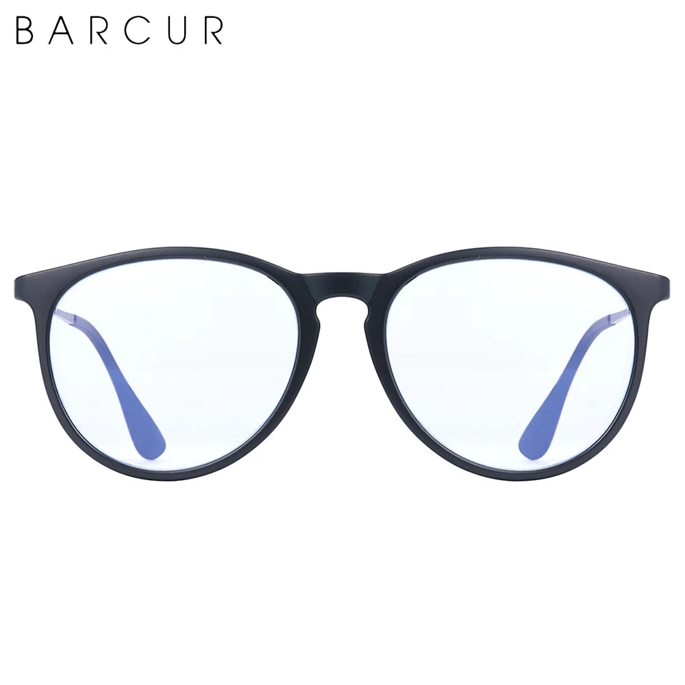 BARCUR Anti Blue Light Computer Glasses Frame Men Glass Frames Women Trend Styles Brand Optical Reading
