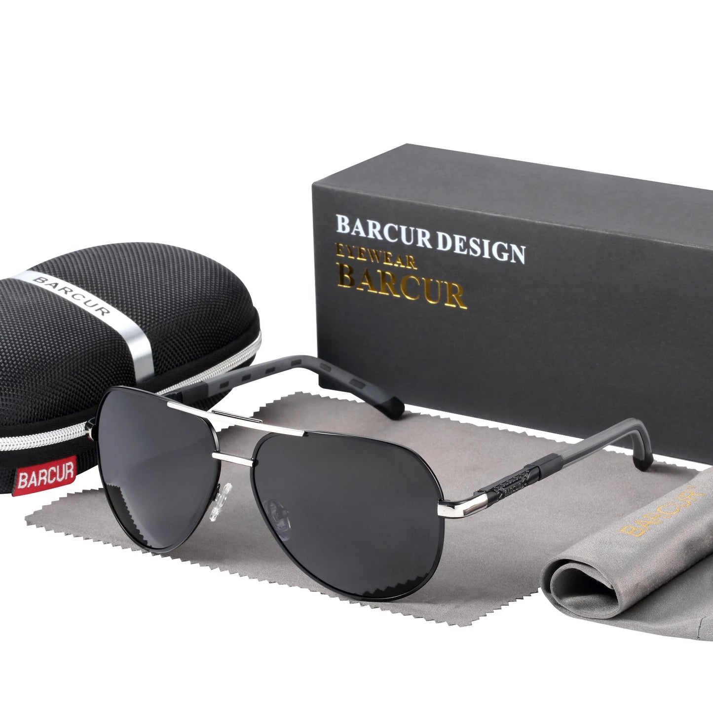 Vintage Aluminum HD Polarized Pilot Sunglasses for Men – UV400 Driving Eyewear