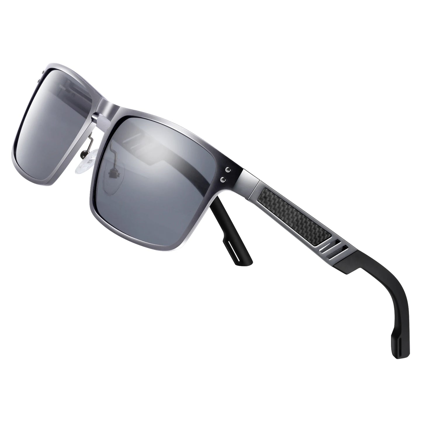 BARCUR Aluminium Magnesium Sunglasses Square Men Sunglasses Polarized Male Sun glasses Women Sport Eyewear Oculos de sol