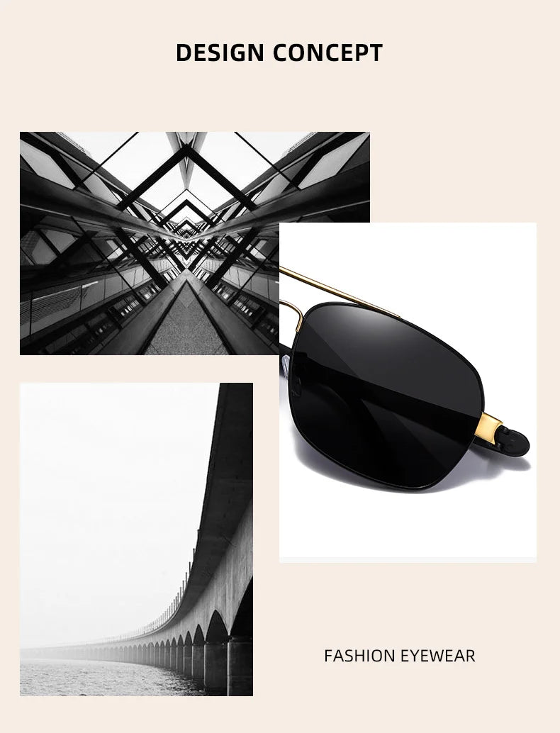 BARCUR Polarized Men Sun Glasses For Driving Durable Sunglasses Eyewear UV400 Gafas Oculos De Sol