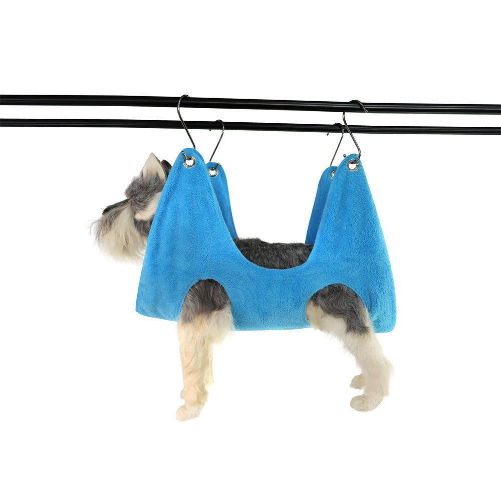 Multifunctional Dog Grooming Hammock – Nail Trimming & Bathing Aid