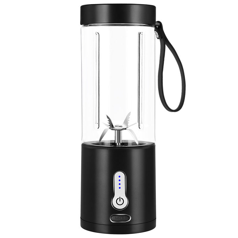 Portable Rechargeable Blender – 530ML – Type-C USB – 6 Blades – For Shakes, Smoothies & Ice Crushing