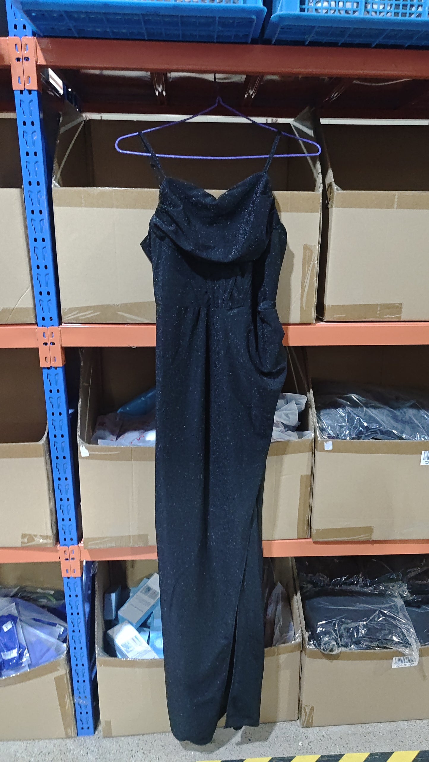 Sexy Split Suspender Dress – V-Neck Slim Long Party Dress for Women
