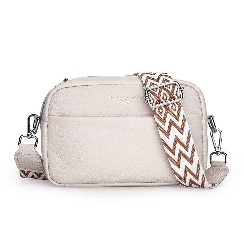 Small Genuine Leather Shoulder Bag – Cowhide Crossbody | GrabliWorld