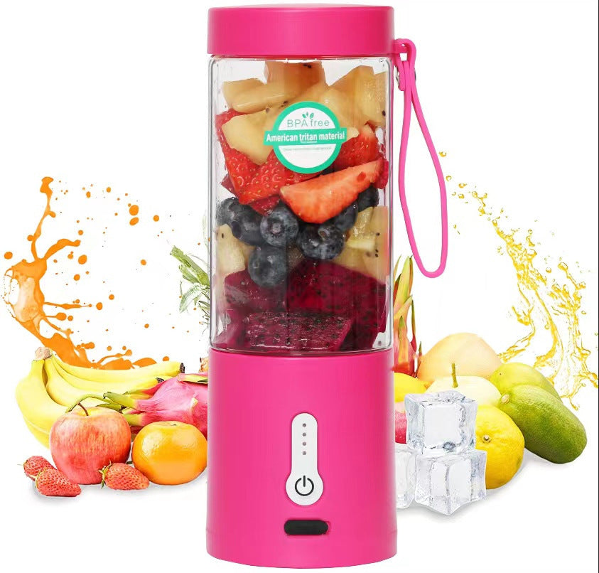 Portable Rechargeable Blender – 530ML – Type-C USB – 6 Blades – For Shakes, Smoothies & Ice Crushing