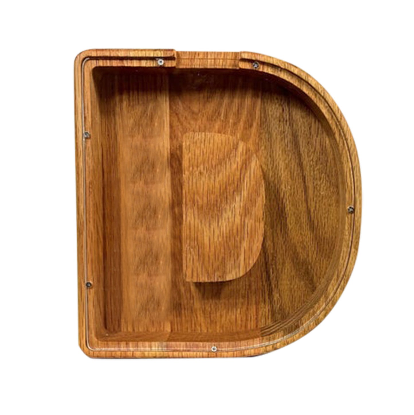 Nordic Wooden Letter Piggy Bank – Handmade Alphabet Coin Box (A–Z)