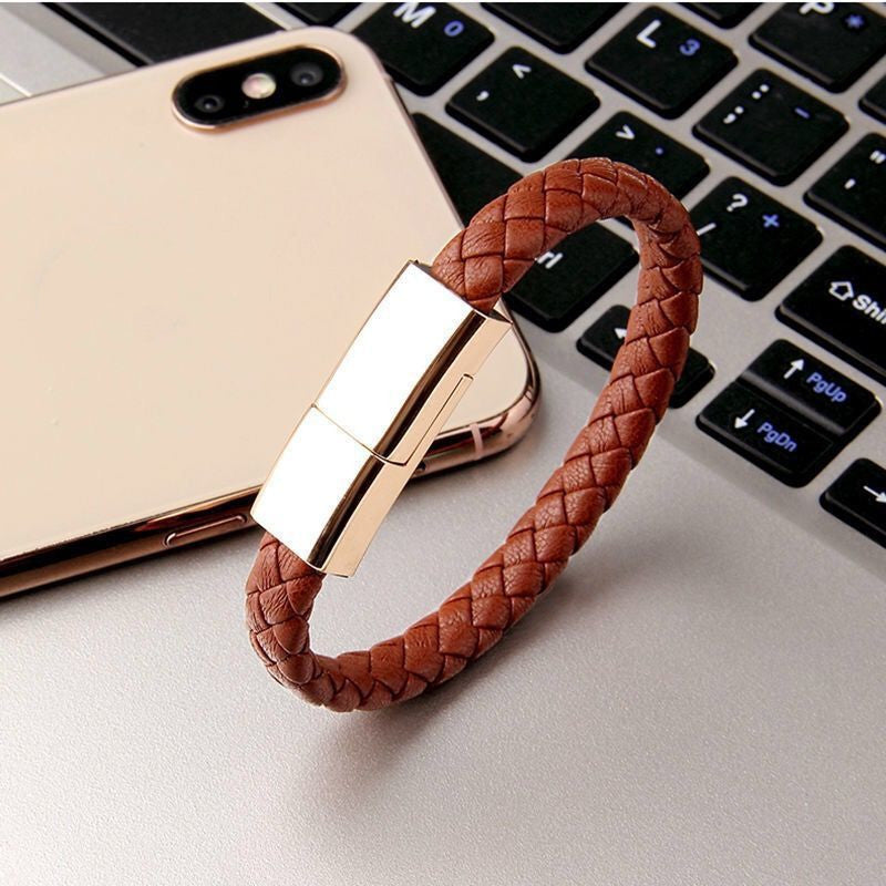 Bracelet Charger – USB Charging Cable Bracelet for iPhone, Android & USB-C Devices