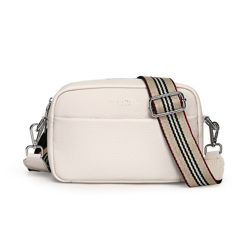 Small Genuine Leather Shoulder Bag – Cowhide Crossbody | GrabliWorld