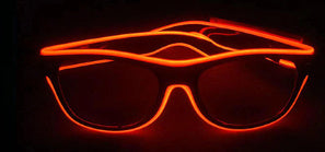 EL Luminous LED Party Glasses – Multicolor Flashing Light-Up Eyewear (Wired/Wireless)