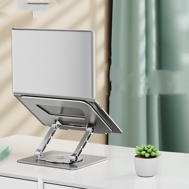 LS652 Adjustable Aluminum Laptop Stand – Ergonomic Double Pole Support (Fits 11–17.3”)
