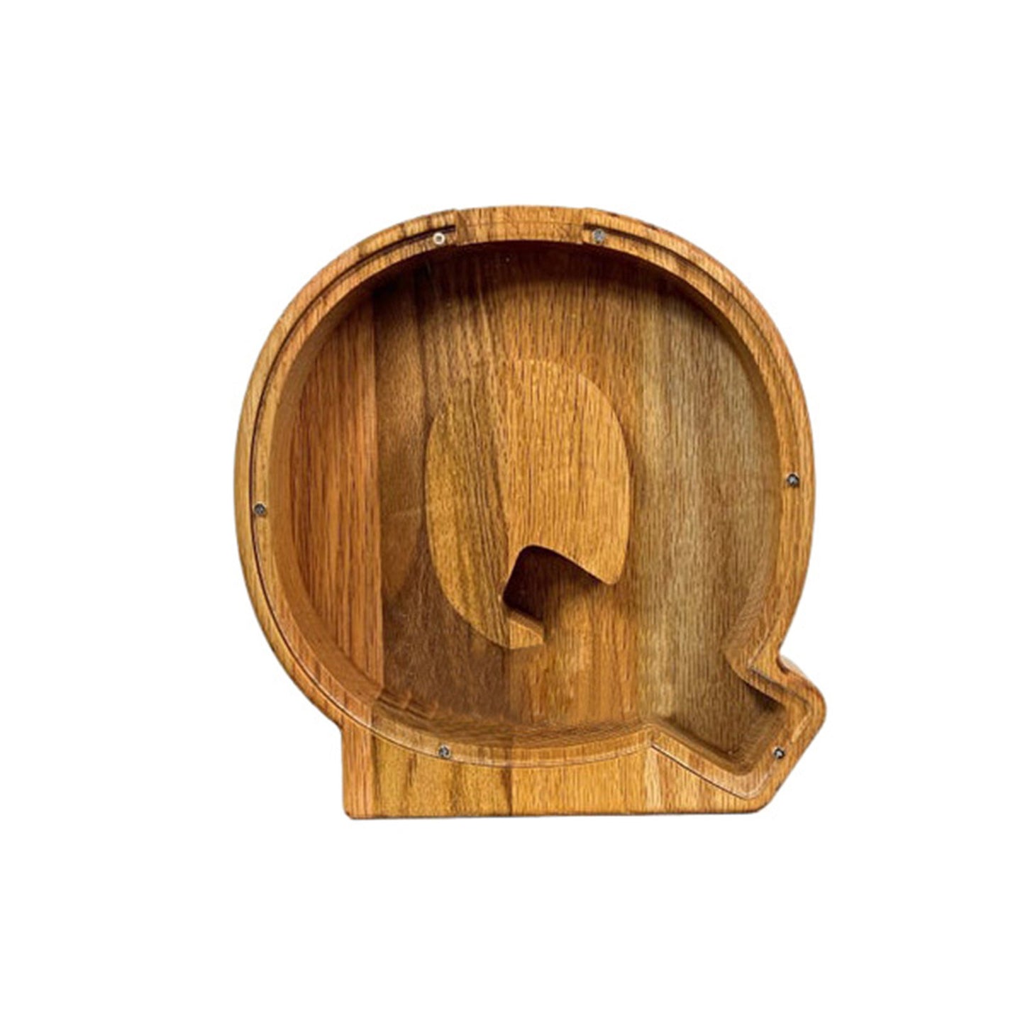 Nordic Wooden Letter Piggy Bank – Handmade Alphabet Coin Box (A–Z)