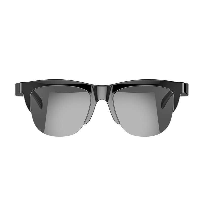Intelligent Bluetooth Glasses with Air Conduction & Touch Control – F-06 Black