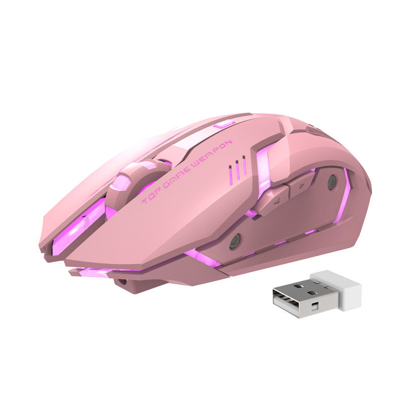 Wireless Silent Gaming Mouse – Ergonomic T1 Model