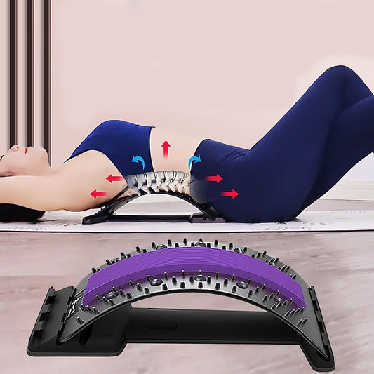 Adjustable Back Massager – Lumbar Massage Board with Acupressure | GrabliWorld