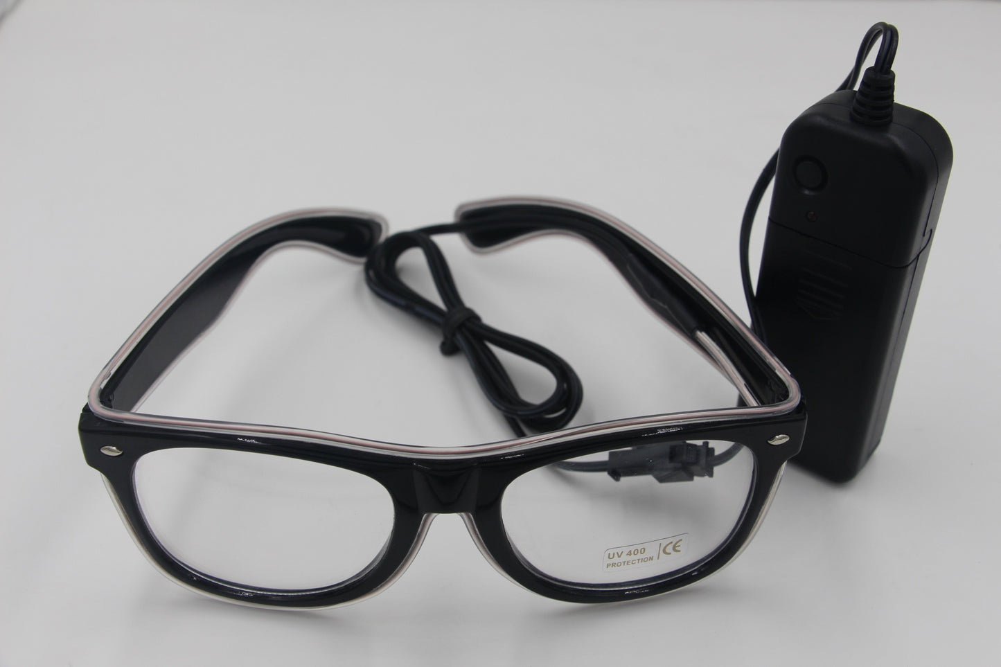 EL Luminous LED Party Glasses – Multicolor Flashing Light-Up Eyewear (Wired/Wireless)