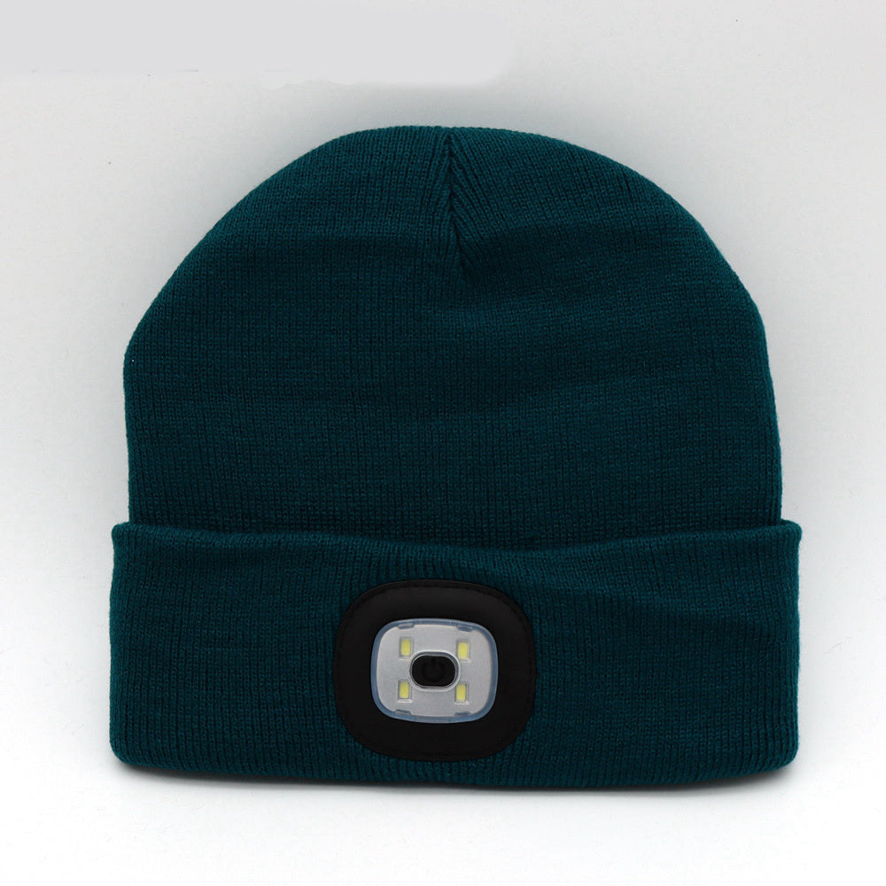 LED luminous knitted hat