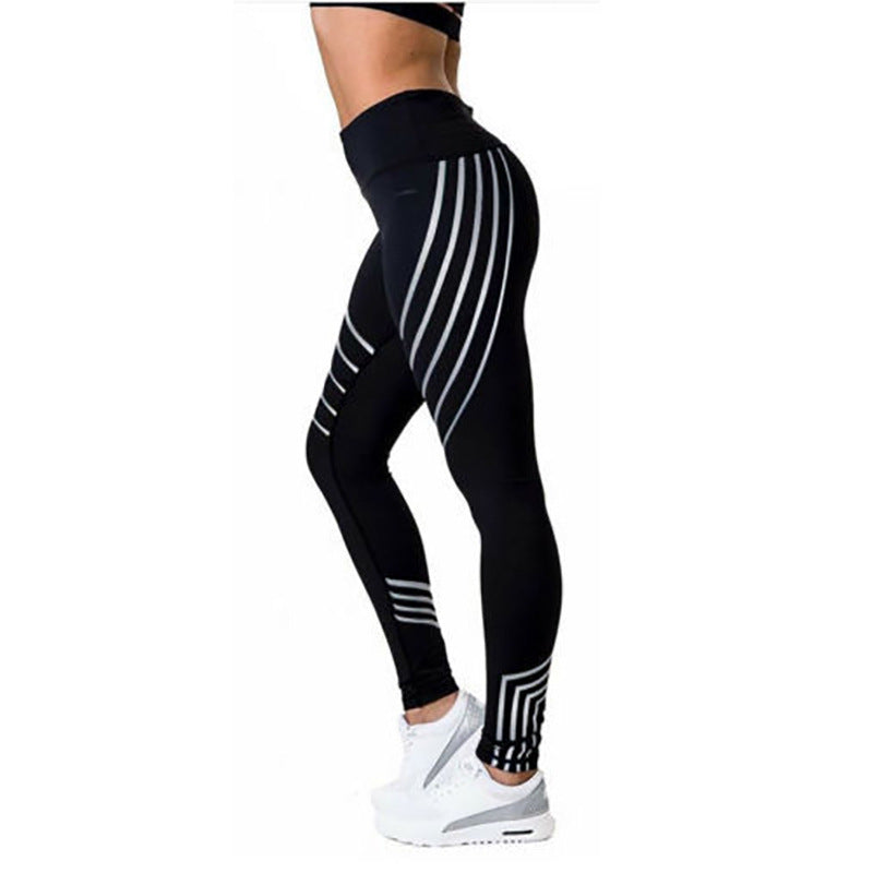 Reflective Sports Yoga Pants / Running Trouser