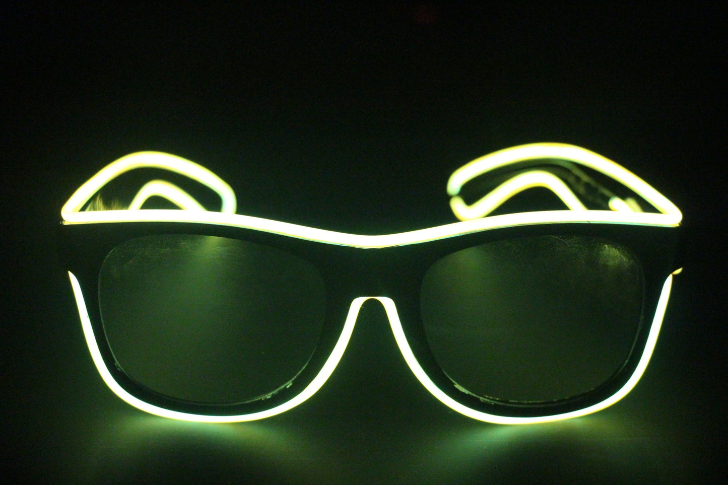 EL Luminous LED Party Glasses – Multicolor Flashing Light-Up Eyewear (Wired/Wireless)