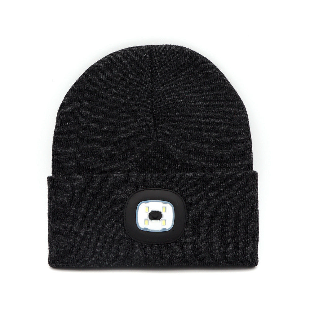 LED luminous knitted hat