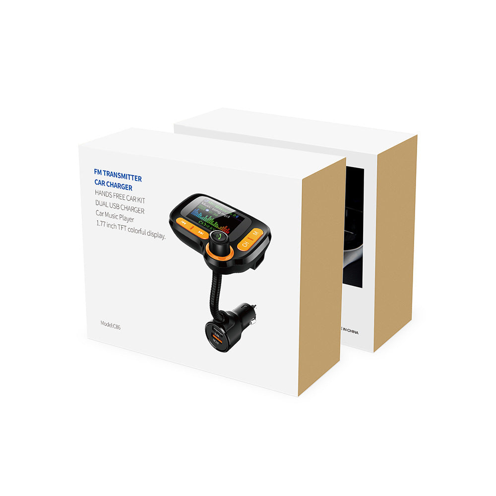 Car Bluetooth Multi-Function Player – Large Color Screen & QC 3.0 Fast Charging